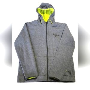 Eddie Bauer Heather Gray Hooded Freeheat